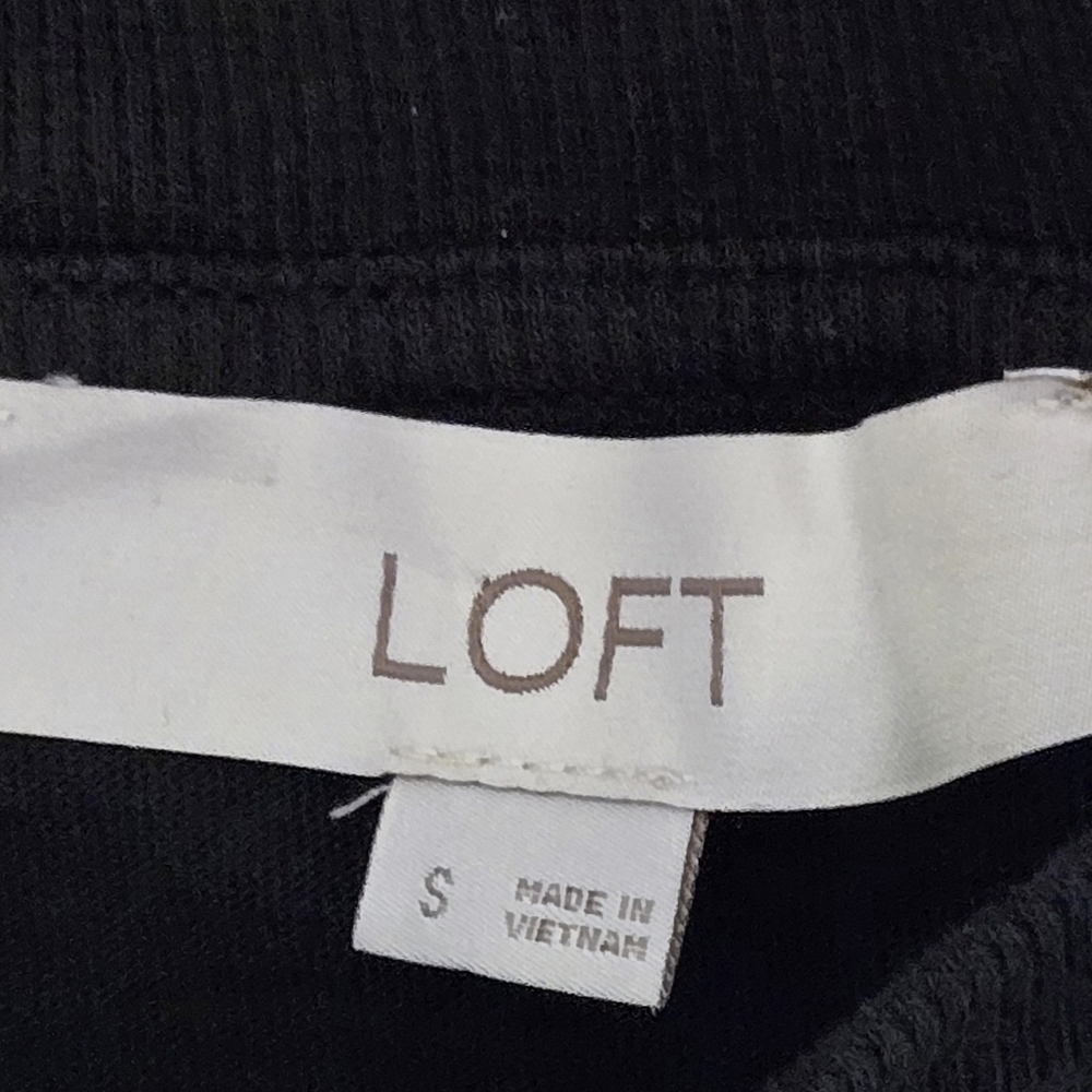 Loft Black and White Patterned Top - Picture 4 of 7